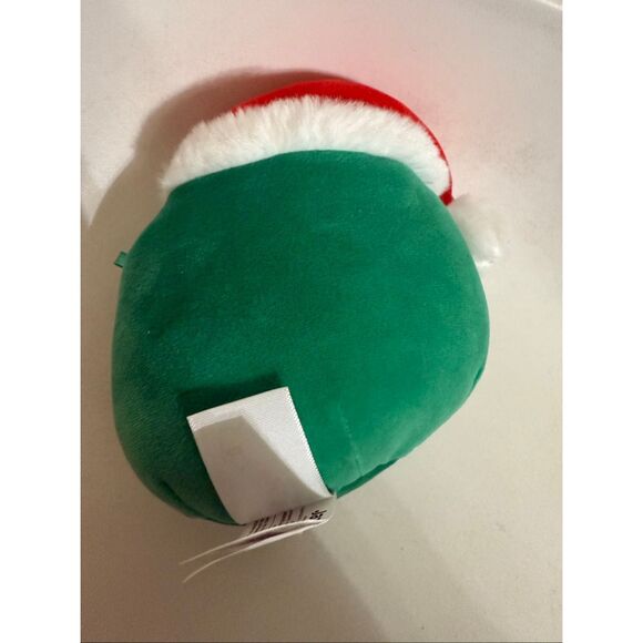 Squishmallows Andy The Christmas Tree With Santa Hat Plush Green Red OS NWOT - Picture 2 of 4